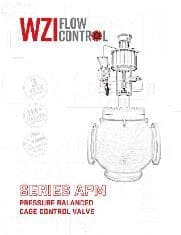 WZI Series APM Pressure Balanced Contoured Plug Control Valve
